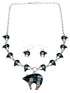Multicolor Bear Native America Mesa Design Link Necklace Set PX38000